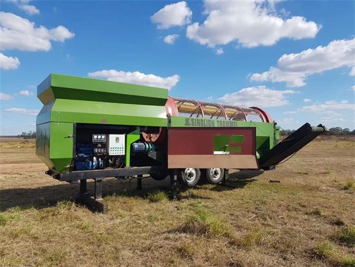 Heavy Duty Compost Trommel Screen With Diesel Generator Set Mobile Diesel Trommel Screen Price